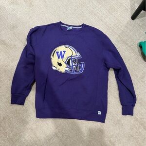 Russell brand University of Washington UW crewneck sweatshirt